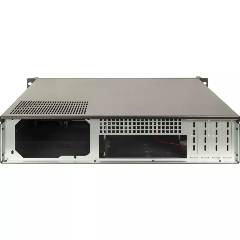 Serverrack Inter-Tech 2U-2504 zwart 480x527x89mm 60mm ventilator