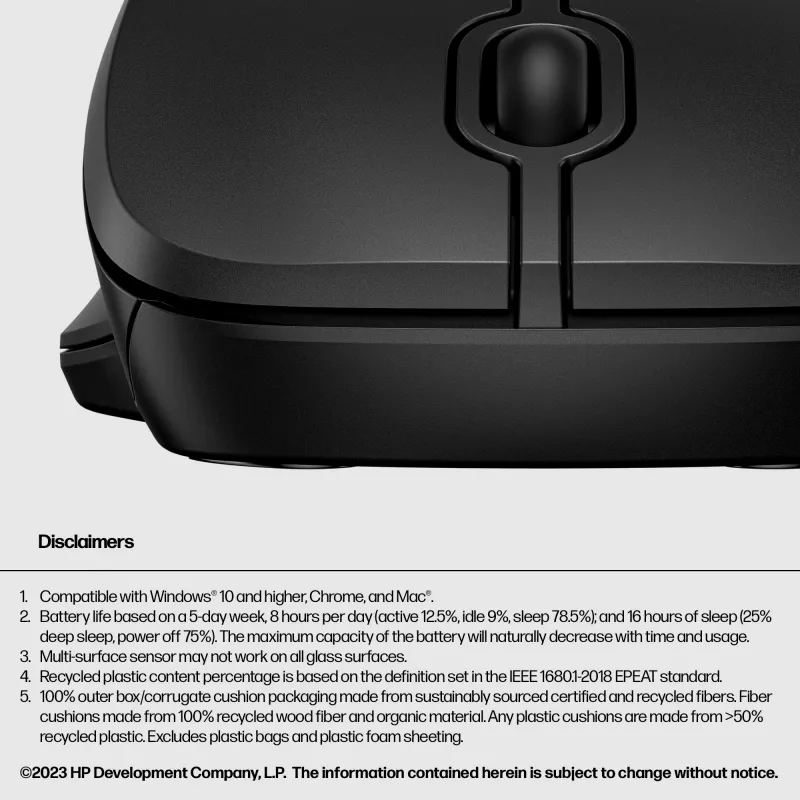 Muis HP 255 Dual Wireless muis RF draadloos + Bluetooth