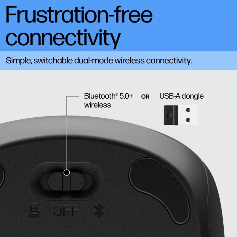 Muis HP 255 Dual Wireless muis RF draadloos + Bluetooth