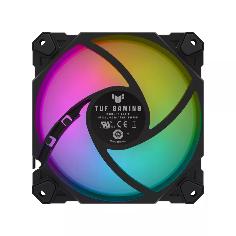 ASUS TUF Gaming TF120 ARGB ventilator computerbehuizing luchtkoeler 12 cm zwart