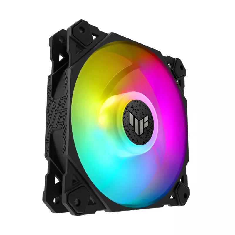 ASUS TUF Gaming TF120 ARGB ventilator - set van drie met ARGB-controller computerbehuizing luchtkoeler 12 cm zwart