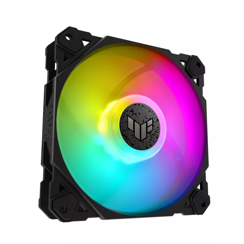 ASUS TUF Gaming TF120 ARGB ventilator - set van drie met ARGB-controller computerbehuizing luchtkoeler 12 cm zwart