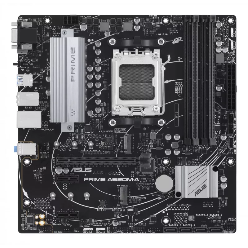 Moederbord ASUS PRIME A620M-A-CSM AMD A620 socket AM5 micro ATX