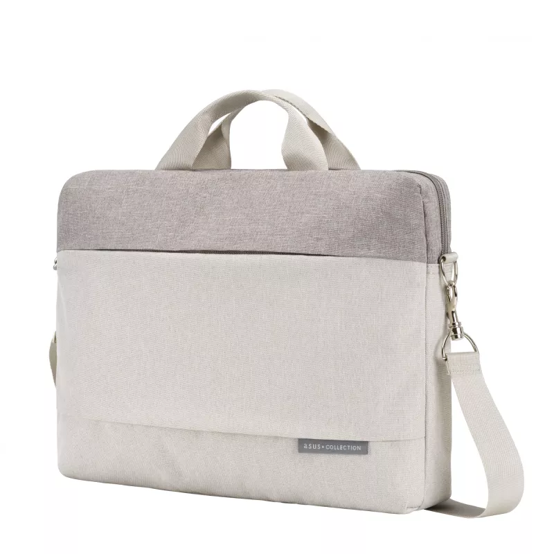ASUS EOS 2 Carry Bag laptophoes 15,6 inch (39,6 cm), polyester, waterafstotend, schouderband, 0,48 kg, grijs