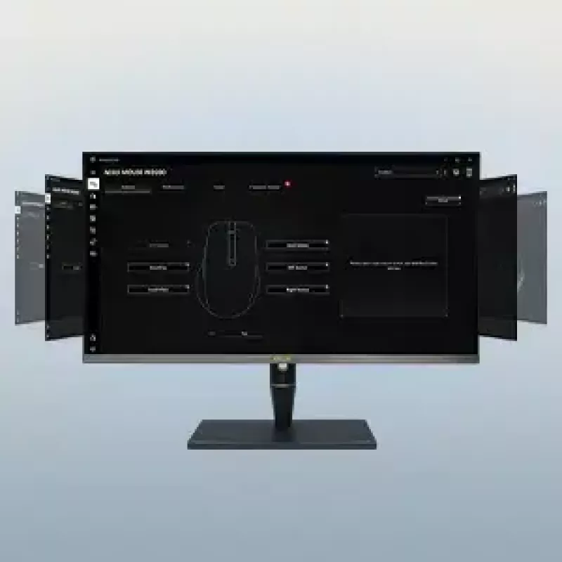 Muis ASUS SmartO MD200 Silent Plus – dubbelhandig RF draadloos + Bluetooth, optisch 4200 DPI, 6 toetsen, groen