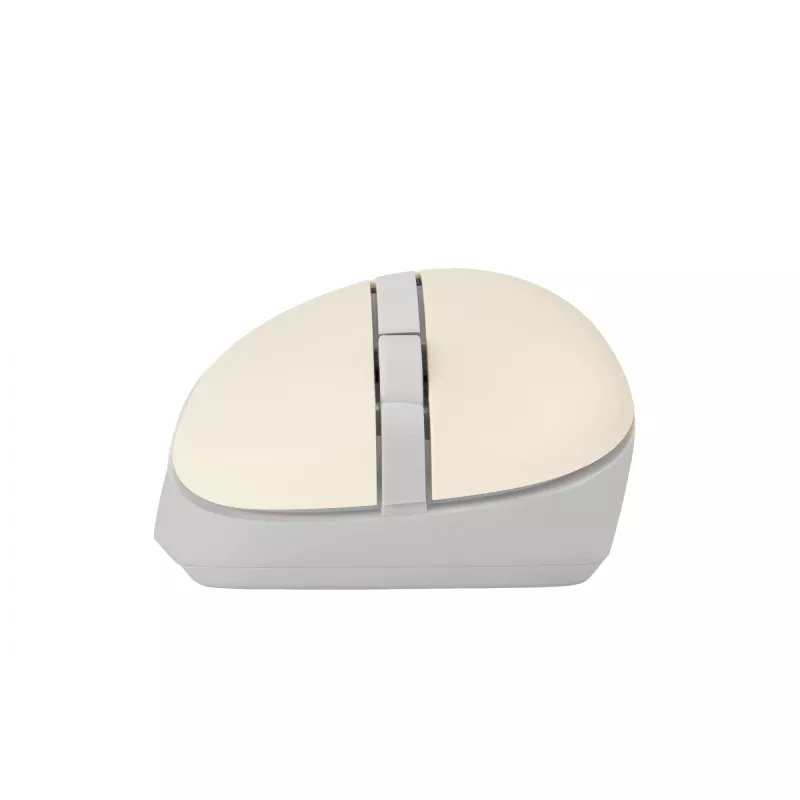 ASUS Marshmallow MD102 draadloze kantoormuis, RF + Bluetooth, optisch, 1600 DPI, rechtshandig, beige