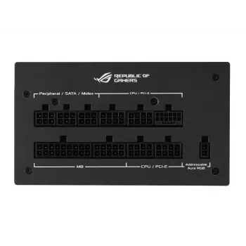 ASUS ROG STRIX 1200W Gold Aura Edition voeding 20+4 pin ATX ATX zwart