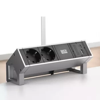 Bachmann 917.229 CM poortreplicatormodule, USB-C PD 100 W, 2x USB-A, Mini DisplayPort, RJ45