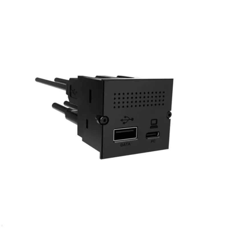 Bachmann 917.229 CM poortreplicatormodule, USB-C PD 100 W, 2x USB-A, Mini DisplayPort, RJ45