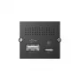 Bachmann 917.229 CM poortreplicatormodule, USB-C PD 100 W, 2x USB-A, Mini DisplayPort, RJ45