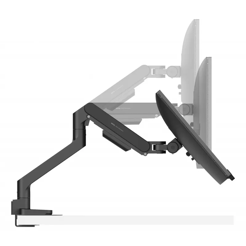 Monitorhouder BenQ BSH01 — Ergo Arm in hoogte verstelbaar, VESA-compatibel, zwart