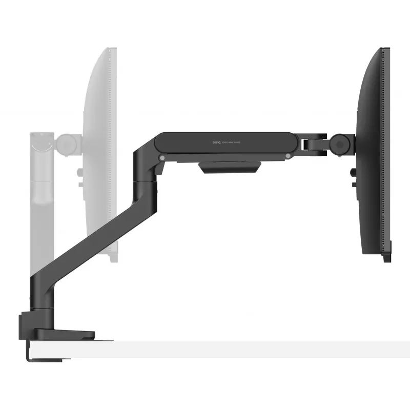 Monitorhouder BenQ BSH01 — Ergo Arm in hoogte verstelbaar, VESA-compatibel, zwart