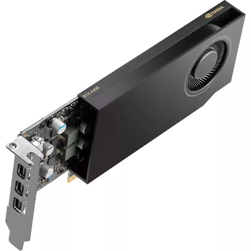 HP NVIDIA RTX A400 4GB GDDR6 grafische kaart, 4x Mini DisplayPort (9U277AA)