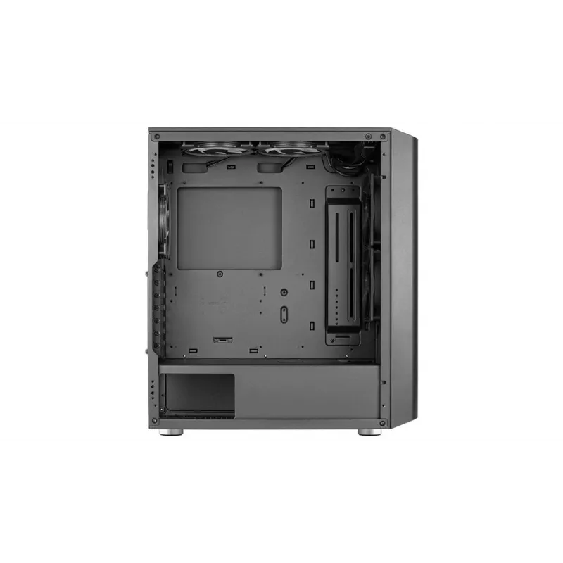 Aerocool Interstellar-G-BK-v1 Midi Tower pc-behuizing, ATX/Micro-ATX/Mini-ITX, ARGB, gehard glas, zwart