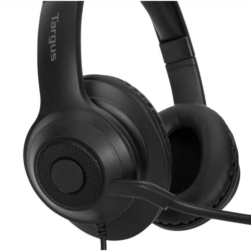 Targus AEH102GL headset bedraad hoofdband gesprekken/muziek USB Type-A zwart