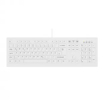 Contour Design Active Key Contour ClassicClean medisch toetsenbord IP68 full-size bedraad wit DE C8100