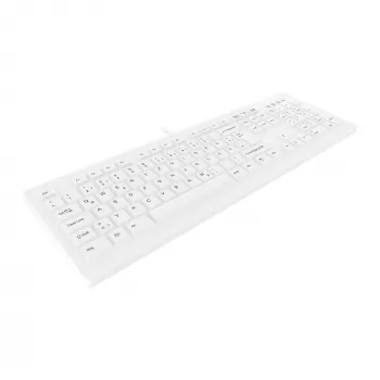 Contour Design Active Key Contour ClassicClean medisch toetsenbord IP68 full-size bedraad wit DE C8100
