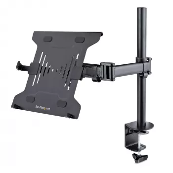 StarTech.com laptop-desk-mount – monitor- en laptophouder – displays tot 34 inch (8 kg) & laptops (4,5 kg) – gelede VESA-laptoptafelarm – klem-/tulemontage