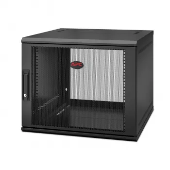 APC NetShelter WX AR109SH6, 9U, 19-inch patchkast, wandmontage, voorgemonteerd, 600 mm diep