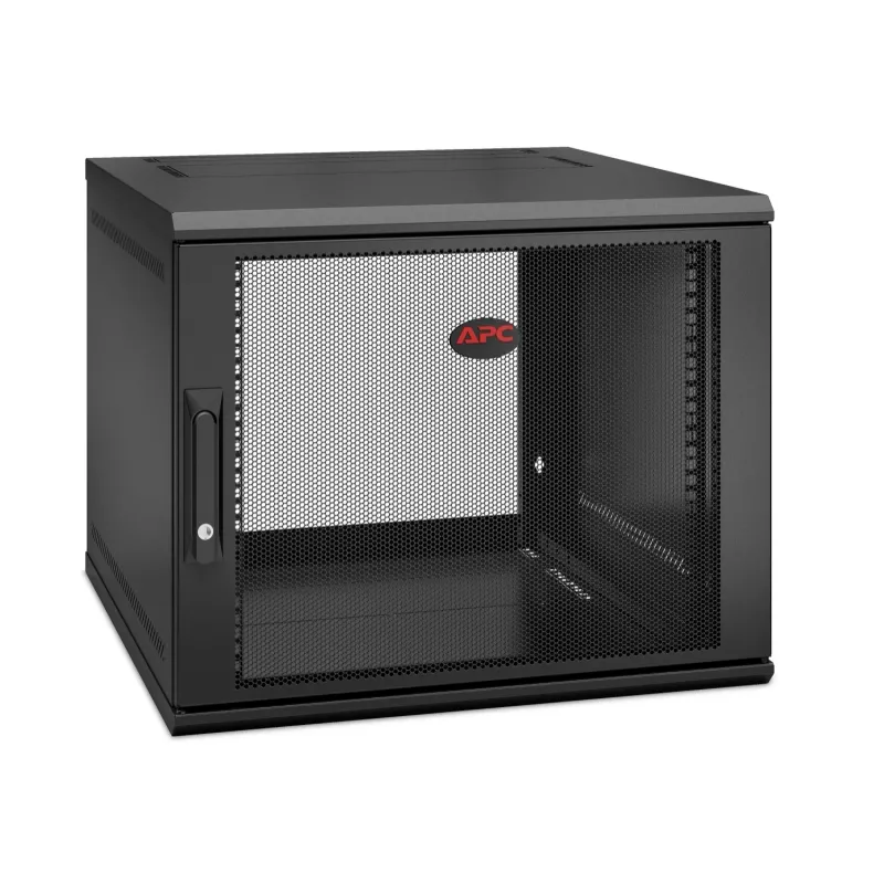 APC NetShelter WX AR109SH6, 9U, 19-inch patchkast, wandmontage, voorgemonteerd, 600 mm diep