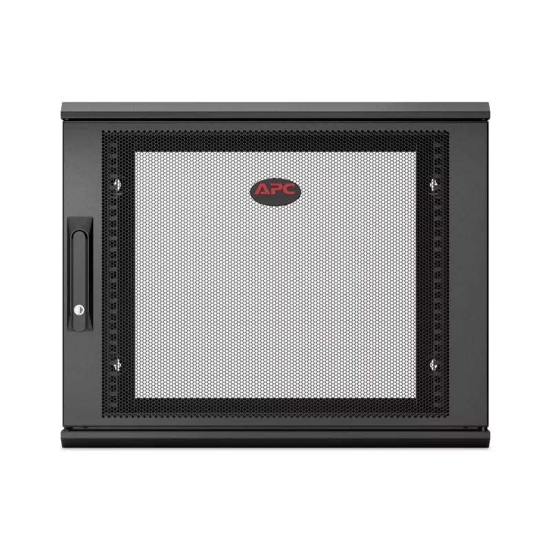 APC NetShelter WX AR109SH6, 9U, 19-inch patchkast, wandmontage, voorgemonteerd, 600 mm diep