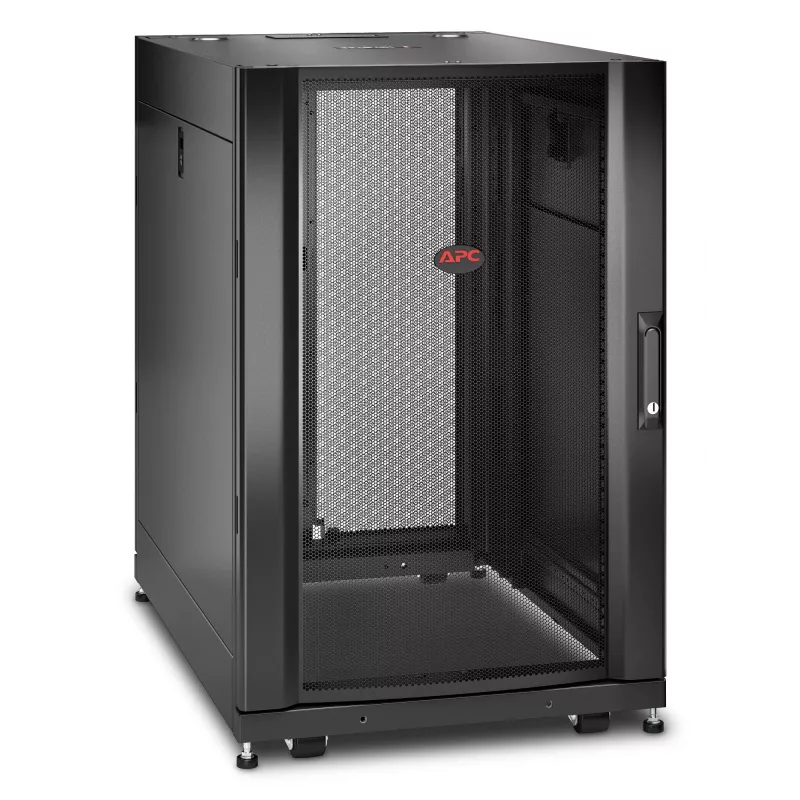 APC NetShelter SX AR3006 serverkast, 18U, 19", 600 x 900 x 925 mm, met zijpanelen, zwart