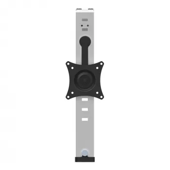 StarTech.com cubicle monitorbeugel - enkelvoudige monitorophanging voor scheidingswanden - tot 34 inch VESA-montagebeeldscherm - in hoogte verstelbare ergonomische kantoor-scheidingswand-hangbeugel met haak- en klembevestiging