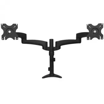 StarTech.com dual-monitor tafelbeugel - verstelbaar, klem, 13,6 kg, 30,5 cm (12 inch), 61 cm (24 inch), 100 x 100 mm, zwart