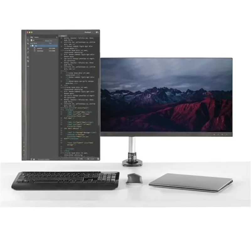StarTech.com tafelmount dual-monitorarm – volledig beweeglijk articulerend – premium