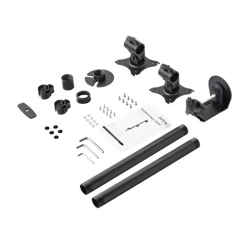 StarTech.com tafelmount dual-monitorbeugel – verticaal – staal