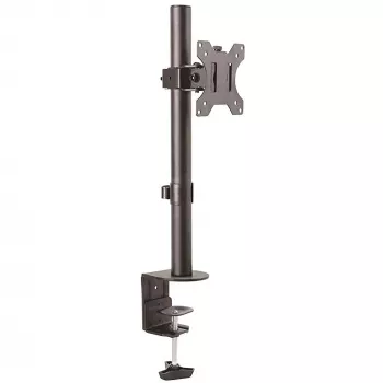 StarTech.com enkel-monitor tafelbeugel – robuuste mastmontage voor één beeldscherm, tot 8 kg, VESA-compatibel – ergonomische, hoogteverstelbare monitorbeugel – tafelklem/tafeldoorvoer
