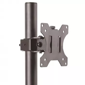 StarTech.com enkel-monitor tafelbeugel – robuuste mastmontage voor één beeldscherm, tot 8 kg, VESA-compatibel – ergonomische, hoogteverstelbare monitorbeugel – tafelklem/tafeldoorvoer