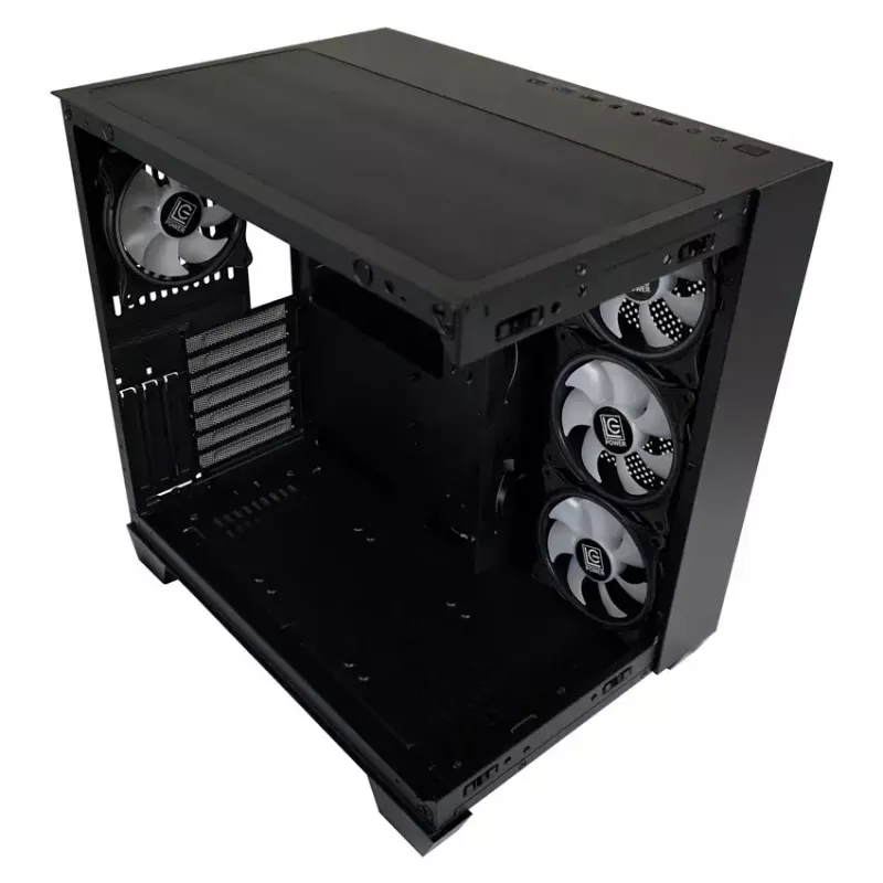 PC-behuizing LC-Power 809B midi tower zwart