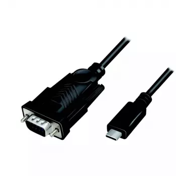 LogiLink AU0051A videokabel-adapter 1,2 m USB-C VGA D-Sub zwart