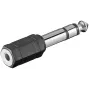 Kabeladapter Microconnect AUDANR 6,3 mm naar 3,5 mm zwart