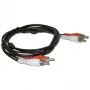 Microconnect AUDCC2 audiokabel 1,5 m 2 x RCA zwart