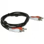 Microconnect AUDCC5 audiokabel 5 m 2 x RCA zwart