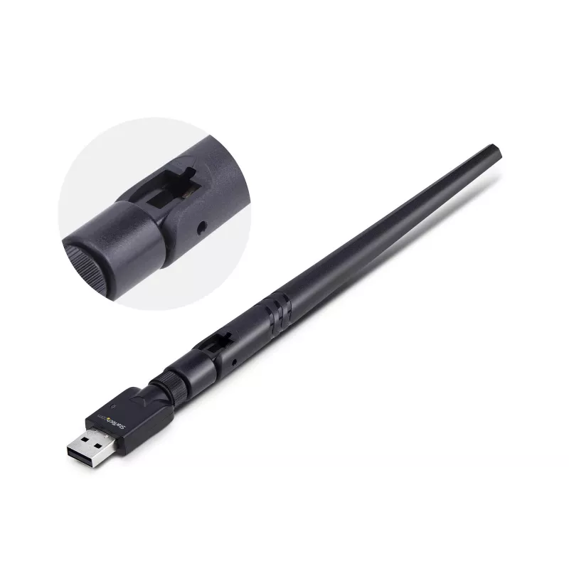 StarTech.com USB Bluetooth 5.3 Class 1 adapter dongle voor pc/laptop, langeafstandsverbinding voor toetsenbord, muis, audiostreaming en PAN-netwerkgebruik, Windows/Linux