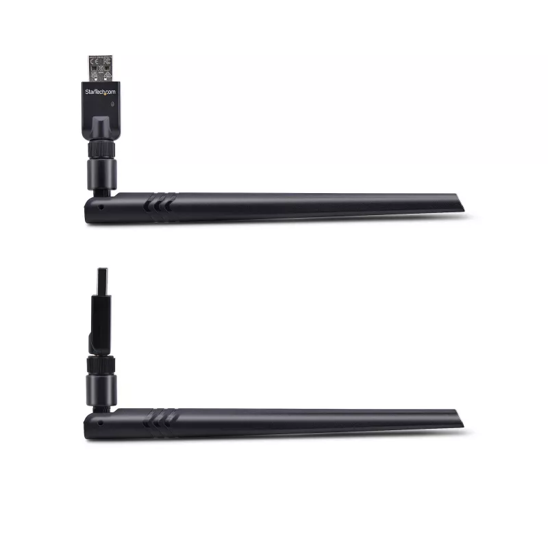 StarTech.com USB Bluetooth 5.3 Class 1 adapter dongle voor pc/laptop, langeafstandsverbinding voor toetsenbord, muis, audiostreaming en PAN-netwerkgebruik, Windows/Linux