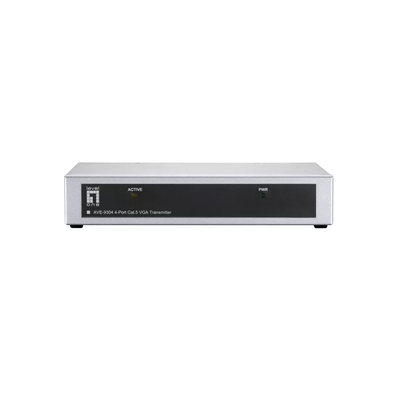 AV-zender LevelOne 4-poorts Cat.5 VGA-zender