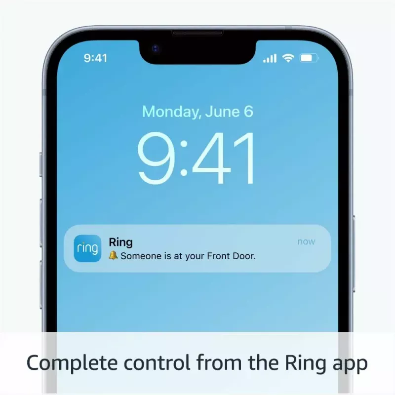 Video-intercom RING B0B2BNM4PV — draadloos, max. 1920×1080 video, nikkelafwerking, Wi-Fi (802.11b/g/n/ax)