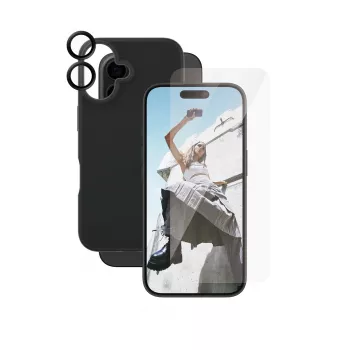 3-in-1 bundel case PanzerGlass CARE by Fashion iPhone 16