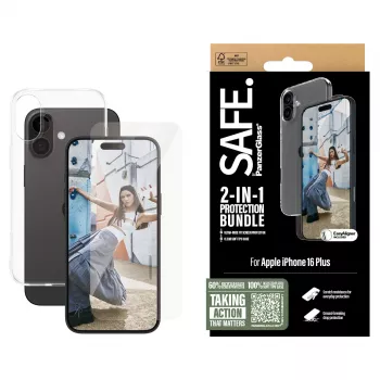 PanzerGlass SAFE. by ® 2-in-1 beschermpakket iPhone '24 6,7 inch