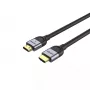 HDMI-kabel UNITEK C11086GY01-2M 2m 48 Gbit/s ARC Zwart Grijs