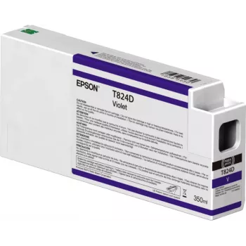 Epson enkelverpakking Viooltje T824D00 UltraChrome HDX 350ml, Viooltje, pigmentinkt, 350 ml, 1 stuks