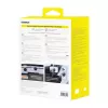 Magnetische auto-beeldschermhouder Baseus MaxView grijs voor smartphone- en tabletbevestiging op het voertuigdisplay