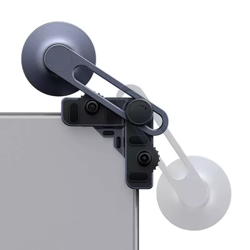 Magnetische auto-beeldschermhouder Baseus MaxView grijs voor smartphone- en tabletbevestiging op het voertuigdisplay