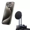 Magnetische auto-beeldschermhouder Baseus MaxView grijs voor smartphone- en tabletbevestiging op het voertuigdisplay