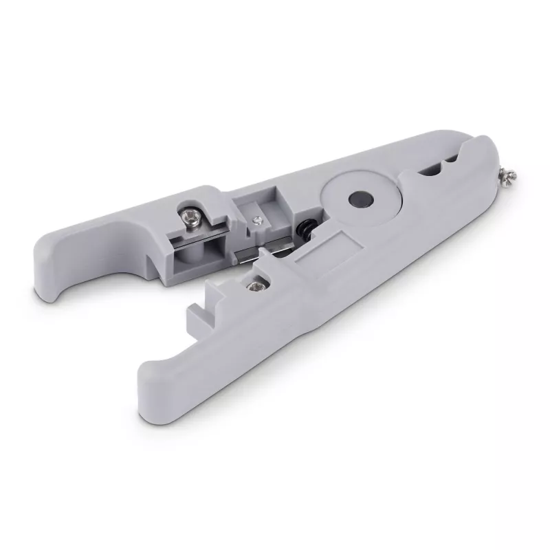 StarTech.com netwerkkabel-stripper en -snijder, professionele stripper voor UTP/FTP/STP/coaxkabel, roterend strip- en snijgereedschap