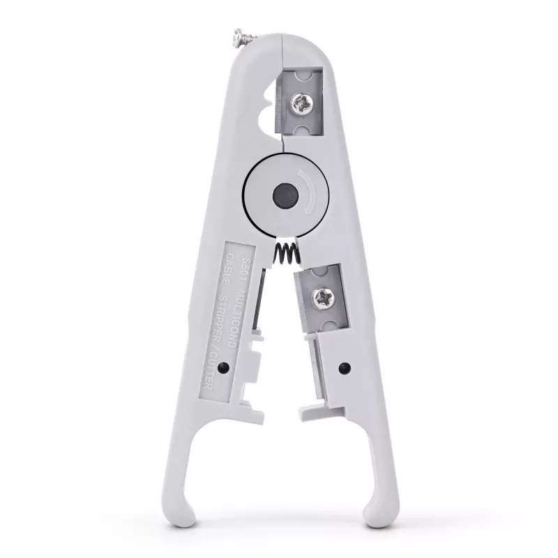 StarTech.com netwerkkabel-stripper en -snijder, professionele stripper voor UTP/FTP/STP/coaxkabel, roterend strip- en snijgereedschap